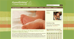 Desktop Screenshot of hypnobirthinggta.com